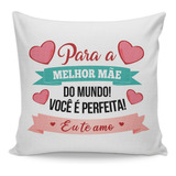 Almofada Personalizada Presente Para Dia Das Mães