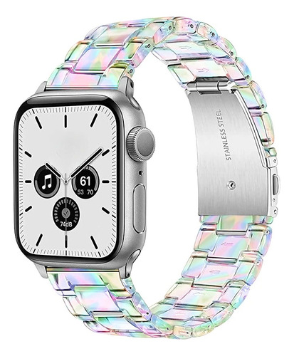 Correa Para Apple Watch Tornasol Acrílico / Todas Series