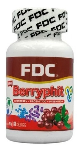 Berryphit  Cranberry+probiotico+prebiotico 60cap Fdc
