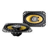 Bocinas Auto 4x6 PuLG Carbono Pro Kevlar 2 Vías Soundstream