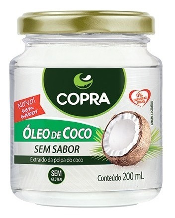 Kit 12 - Óleo De Coco Sem Sabor Mct 200ml Copra - Atacado