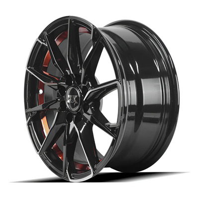Rines Deportivos 15 4-100 Para Changan Alsvin 2018 Al 2025 Color Bx7 Fw1862 Black\u002F Red | Meses sin interés