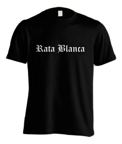 Remera Rata Blanca #02 Rock Artesanal Planta Nuclear