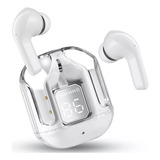 Audífonos In-ear Gamer Inalámbricos Achoice Tws B35 B35 X 2 Unidades Blanco Con Luz Led