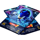 20 Convites Impressos Sonic Mod1