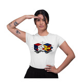 Playera Por Mayoreo De Moda Blanca De Dama Boxeo