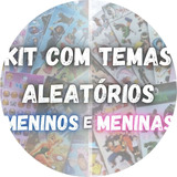 200 Cartelas Sticker Adesivo Tema Menino E Menina Aleatorios