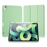 Funda iPad Air 4 Lovrug Rígida Soporte Cargar Lápiz Verde