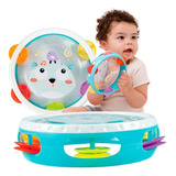 Pandeiro De Brinquedo Infantil Musical Para Bebê 12 M + Buba