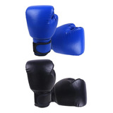 Guantes De Kick Boxing Para Adultos, 2 Pares, Malla De Cuero