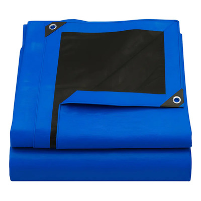 Lona Reforzada Azul/negro 180 Gr 4x5 M