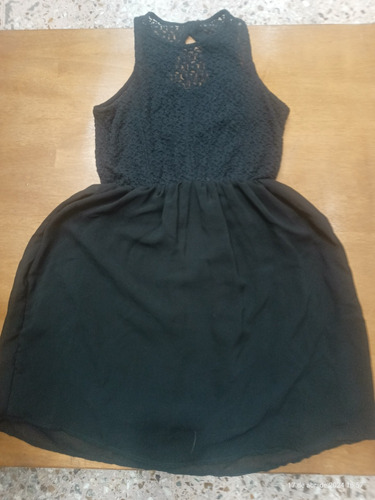 Vestido De Fiesta Nena Talle M (34x72) Con Diseño Y Volados