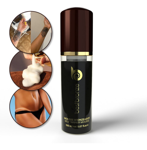 Água Mousse Dark Bronzeador Profissional Sem Sol Best Bronze