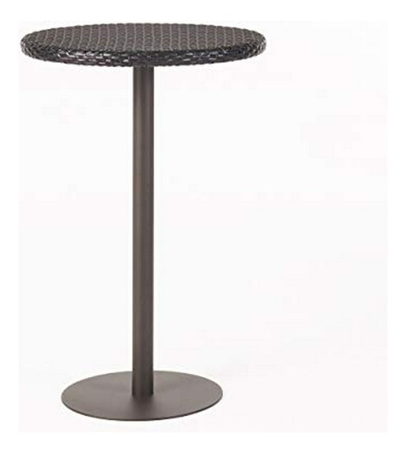 Christopher Knight Home Dominic Outdoor 26  Wicker Round Bar
