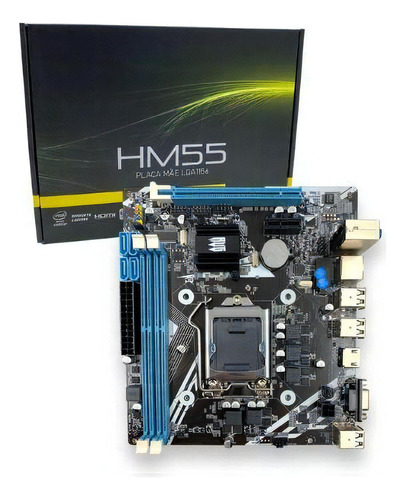 Placa Mãe H55 Revenger G-hm55 - Socket 1156 Rede 10/100 Box