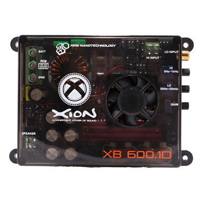 Xion Xb 600.1d Nano Amp Clase D 600w Rms 1 Ohm 1 Canal | Meses sin interés