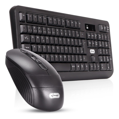 Teclado Mouse Sem Fio Slim Para Computador Notebook Keykaps