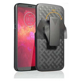 Rome Tech Funda Funda Con Clip De Cinturón Para Moto Z3/z3 P