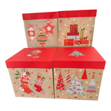 Caja De Regalo Navidad Premium 30*30cm