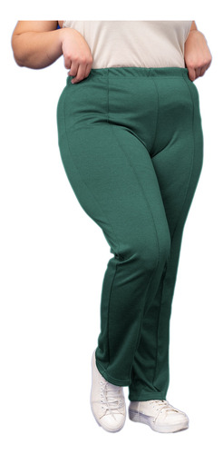 Pantalon Calza Dama Punto Roma Premium Todos Los Talles