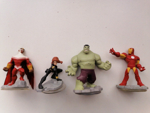 Playe Set Marvel Super Heroes Disney Infinity 2.0 5 Figuras
