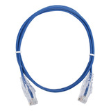 Cable De Parcheo Slim Utp Cat6 1 Metro Azul Lp-ut6-100-bu28