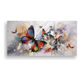 60x30cm Cuadros De Lienzo Con Mariposas Abstractas Estrellad