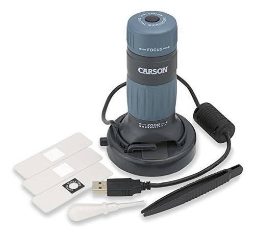 Carson Mm-940 Zpix 300 Zoom 86x-457x Power Usb Microscopio C