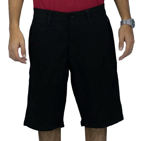 Bermuda Walk Mcd Chino Original - Preto