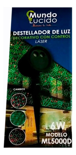 Destellador Laser Led Para Navidad Elige La Figura Ml5000