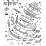 Embellecedor Paragolpes Delantero Peugeot 308