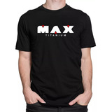 Camiseta Camisa Max Titanium Academia Blusa 100% Algodão