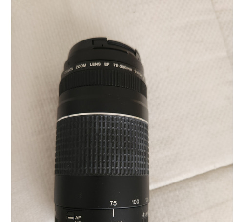 Lente Canon Ef 75-300mm ( 1: 4-5.6 Iii) - No Tuvo Uso.