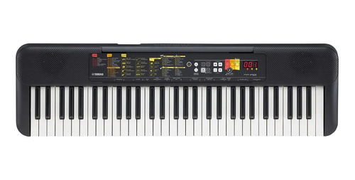 Yamaha Teclado Musical Iniciante 61 Teclas Preto Psr F52