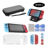 Para Kit De Acessórios 16 Em 1 Com Nintendo Switch Case C