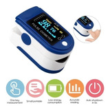 Pulsometro Oximetro Medidor Oxigeno Cardiaco Finger Albiazul