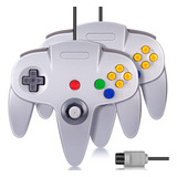 Fisuper Controlador N64 Con Cable De Mando Clásico Gamepad.