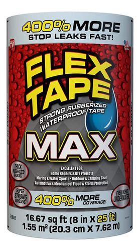 Flex Tape Max Clear - 8 In X 25 Ft