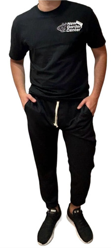 Pantalon Jogger Hombre Jogging Rustico Negro Muy Comodo