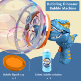 Máquina De Burbujas Con Ventilador 2 En 1 I Dinosaur, Fancy