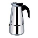 Cafeteira Italiana Inox 9 Xícaras - Prática E Segura Cor Prateado