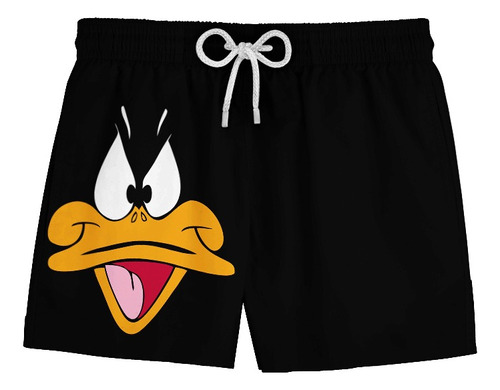 Bermuda Short Looney Tunes Patolino Animação Praia Ref 561