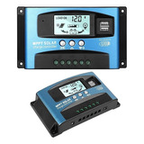 Controlador De Carga Solar Dual Usb Ld Display 100a Mppt