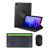 Capa P/ Tablet A7 T500 T505 10.4 + Teclado E Mouse Bluetooth