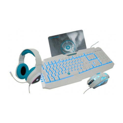 Kit Gaming Vortred Avalanche Teclado Mouse Audifonos Tapete