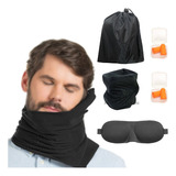 Cómodo Almohada Viaje Cojín Soporte Cuello Curva Ergonomica 