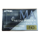 Cassette Virgen De Audio Tdk Ma 60 Minutos Tipo Iv Metal