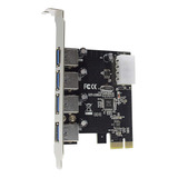 Tarjeta Pci Express A Usb 3.0 X4 Puertos Usb Pci-e