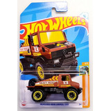 2023 Hot Wheels Mercedes- Benz Unimog 1300 - Marron  03_recs