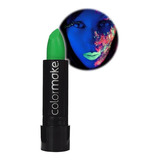 Batom Verde Neon Colormake Fluorescente Brilha Luz Negra Uv